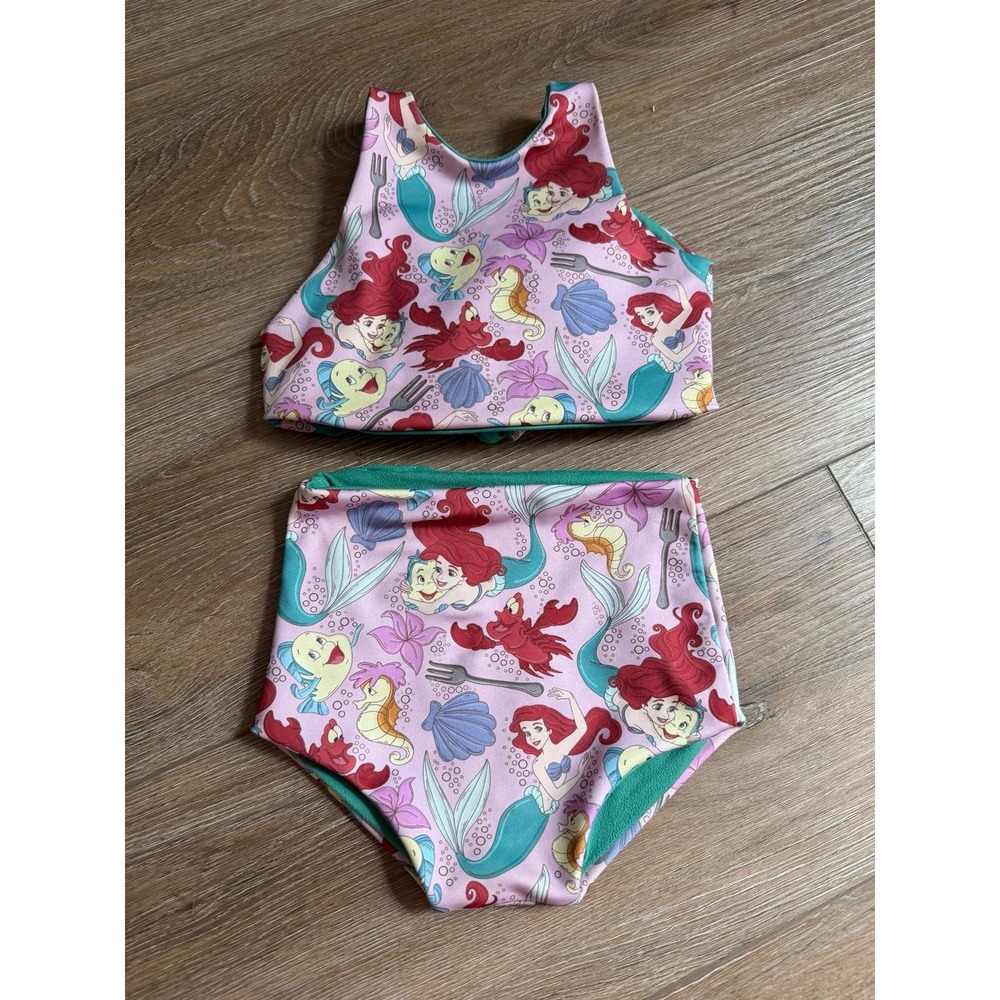 Small Shop Disney Little Mermaid Swimsuit Sz 2-3T